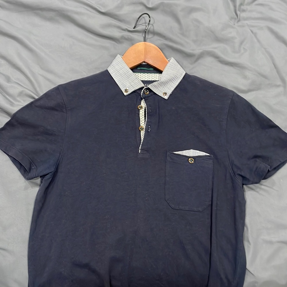 Blue Ted Baker polo